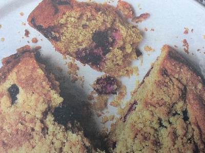 picture of Blackberry oat crumble cake
 TradPuds